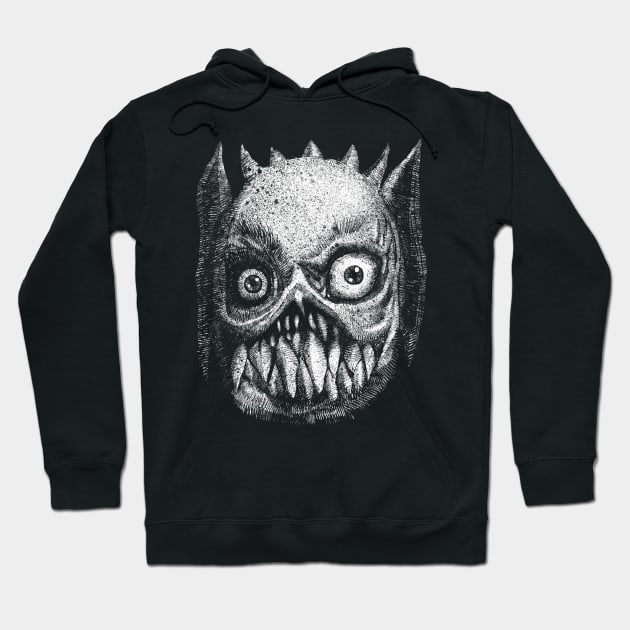 The Face of Horror Hoodie by cowyark rubbark